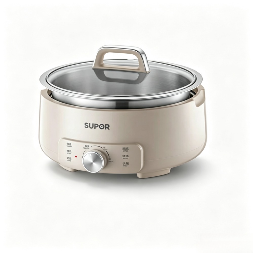Home Cooking Electric - Panela Elétrica Multifuncional 4L para Uso