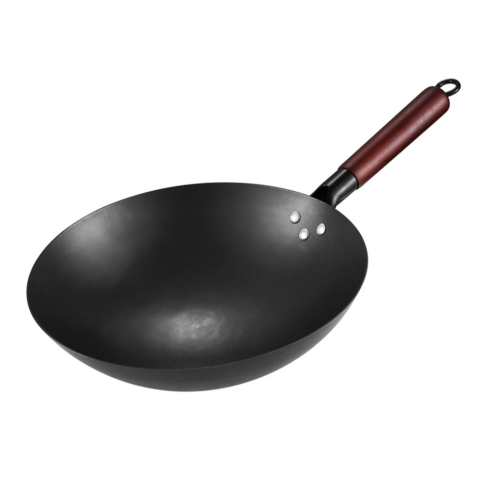 Home Cooking Experience - Panela wok de ferro fundido para