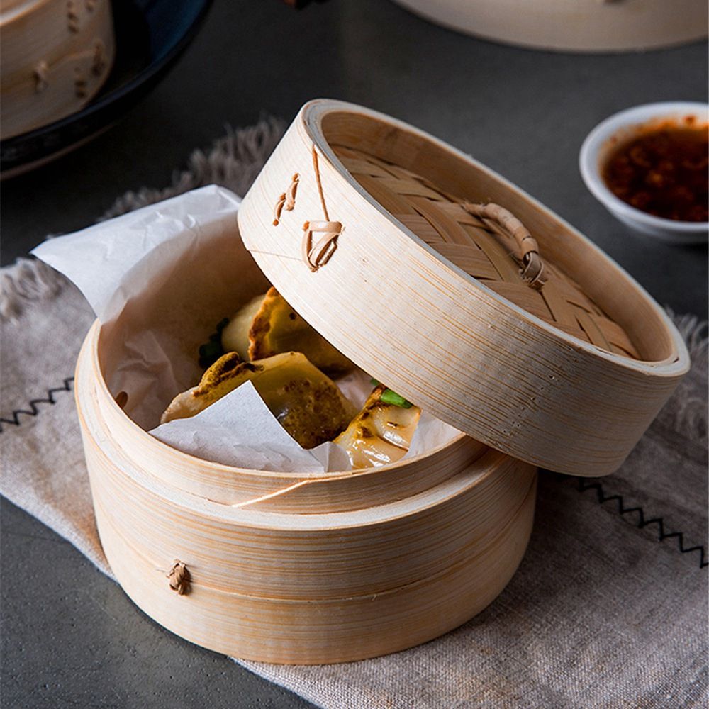 Bolinhos chineses cozinha com  - Steamer Bamboo Set avaliação e preço